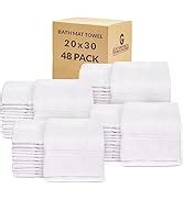 Amazon Gold Textiles Pack White Hotel Bath Towels Bulk X