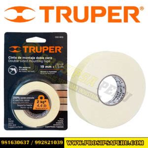 Cinta Doble Contacto De Mm X M Truper