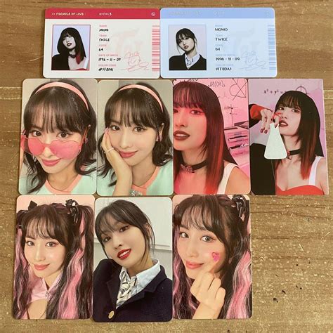 Twice Momo Formula Of Love Fol Official Photocards Full Set Hobbies