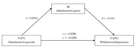 Graphical Representation Of The Mediation Model Of The Effect Of The Download Scientific