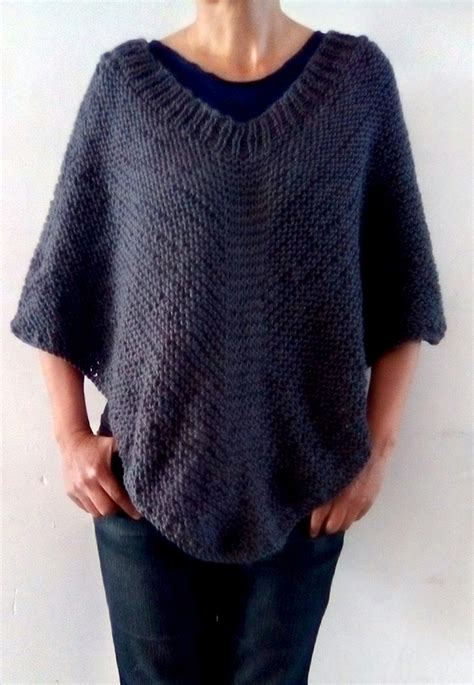 Easy Poncho Knitting Patterns In The Loop Knitting