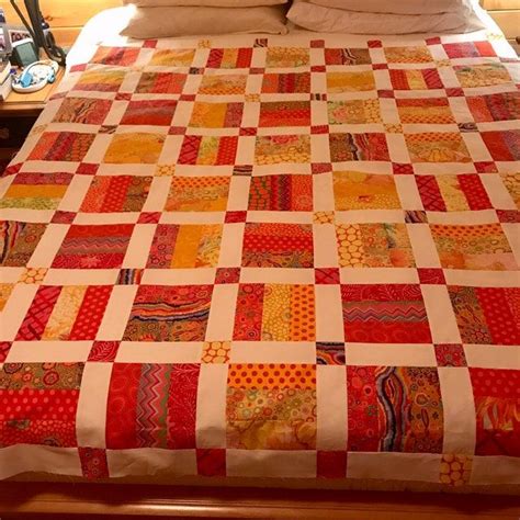 Modern Quilt Pattern Jelly Roll Quilt Pattern Pdf Sizes Crib To King