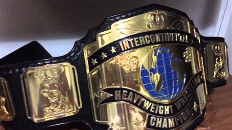 Wwf Intercontinental Title Belt Reggie Parks Youtube