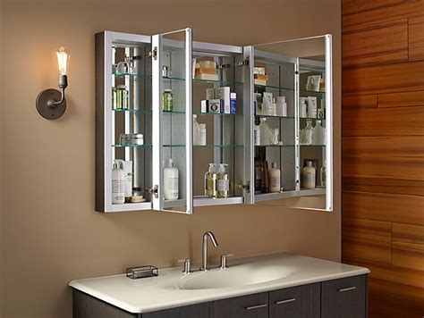 K-99010 | Verdera Medicine Cabinet with Triple Mirrored Doors | KOHLER