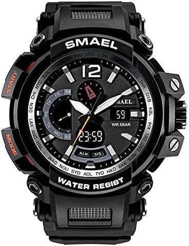 Fomtty Herren Uhren Analog Digital Uhr Sportuhr Wasserdicht Armbanduhr