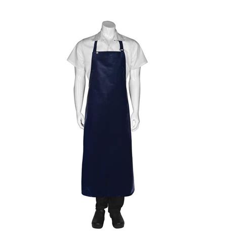 Buy Chef Works Long Pvc Bib Apron Navy Waterproof Cwpvlchef