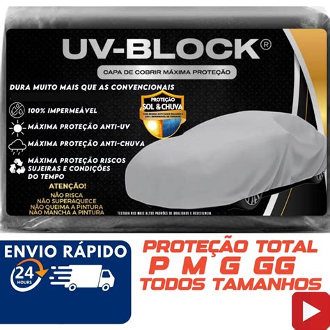 Capa Para Carro De Cobrir Uv Block Imperme Vel S F Protege Sol