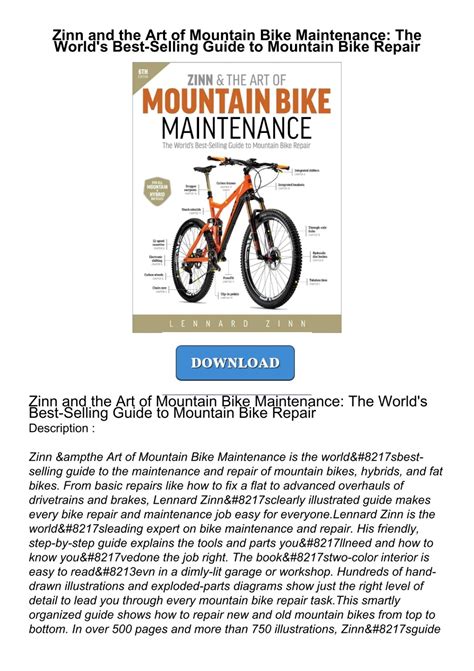 Zinn And The Art Of Mountain Bike Maintenance 3