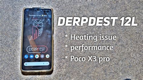 DERPFEST 12L For Poco X3 Pro Custom Rom For Poco X3 Pro Best Gaming