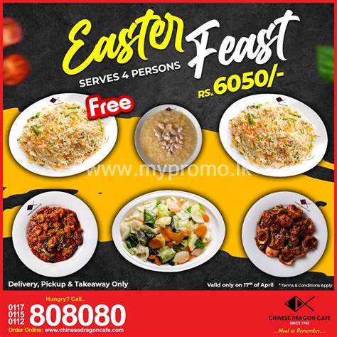 Easter Feast At Chinese Dragon Cafe