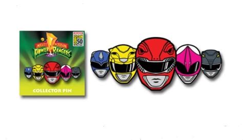 Power Rangers Enamel Pin San Diego Comic Con Exclusive 2019 Power