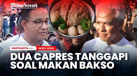 Dua Capres Tanggapi Soal Jokowi Prabowo Makan Bakso Bareng YouTube