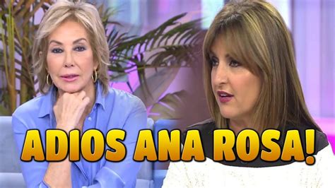 TREMENDO VARAPALO PARA ANA ROSA QUINTANA BEATRIZ CORTAZAR LA DEJA