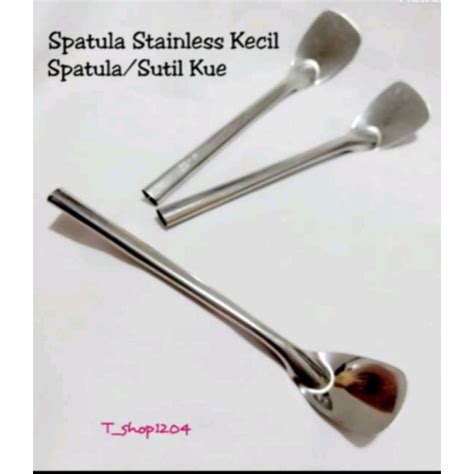 jual sutil stainless mini spatula kue stainless mini sutil kue mini