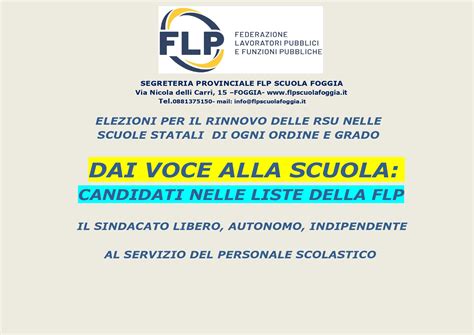 Elezioni Rsu Scuola Si Invitano Iscritti E Simpatizzanti A