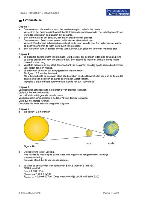 Havo Hoofdstuk Uitwerkingen Natuurkunde Eijkhagen Studeersnel