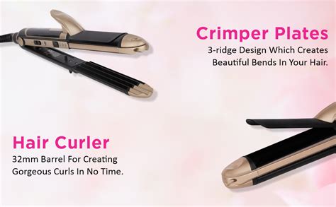 Buy VEGA VHSCC 01 3 In 1 Hair Styler Straightener Curler Crimper