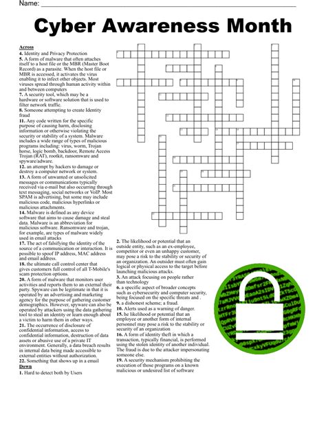 Technology Crossword Puzzle WordMint