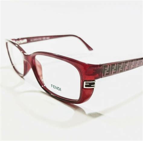 New Fendi Eyeglasses F999 999 Red 603 Authentic 50 15 135 W Case Fendi Fendi Fendi