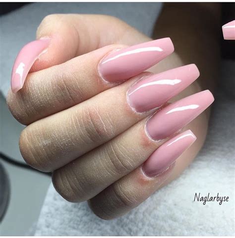 Pink Coffin Coffin Nails Acrylic Nails Acrylics Huda Beauty Beauty