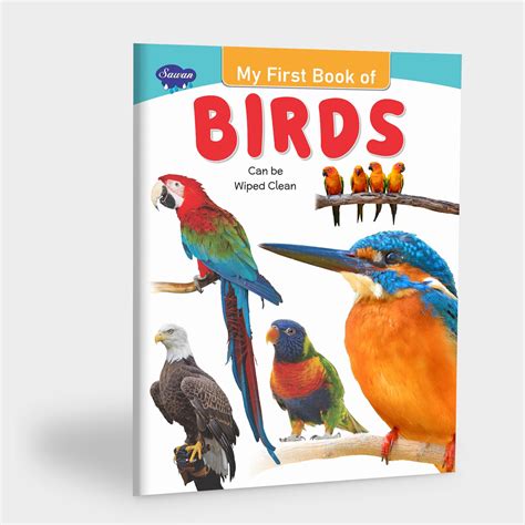 My First Book Of Birds My First Book Can Be Wiped Clean Sawan Books