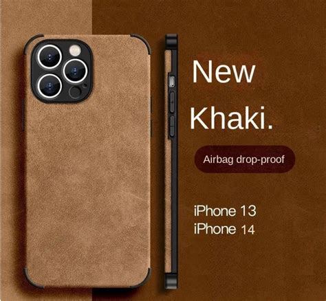 iPhone Airbag Shock-Proof Khaki Case - Tinsico