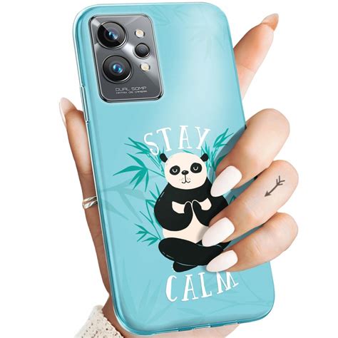 Etui Do Realme Gt Pro Wzory Panda Bambus Pandy Obudowa Pokrowiec Case