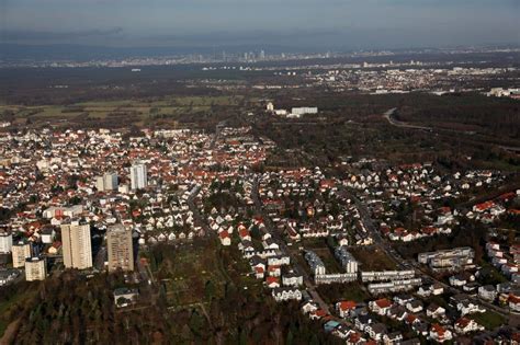 Langen Hessen Von Oben Stadtansicht Von Langen Hessen Im