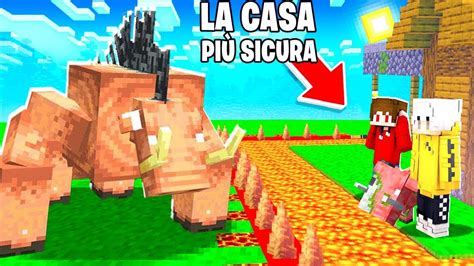 HOGLIN MUTANTE Contro La CASA PIU SICURA Di MINECRAFT YouTube