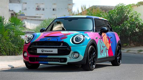 Mini Cooper Colorful Design Wrapstyle