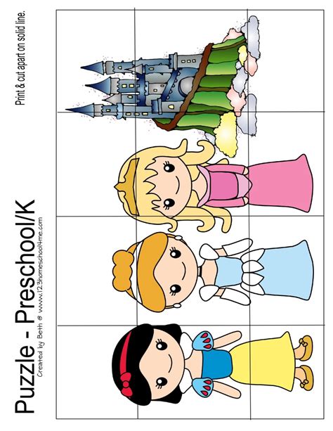 Disney Princess Worksheet