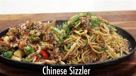 Chinese Sizzler Sanjeev Kapoor Khazana Sizzler Recipes Asian