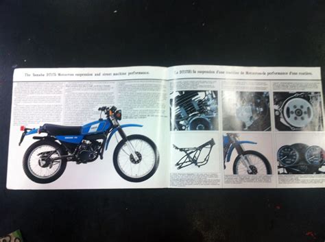 1978 Yamaha Dt175 Sales Brochure Canada
