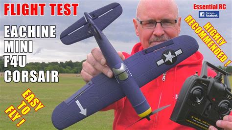 Cheap To Buy And Easy To Fly Eachine Mini F4u Corsair Essential Rc Flight Test Youtube