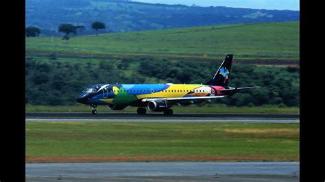 Lindo Avião da Azul decolando do Aeroporto de Confins YouTube