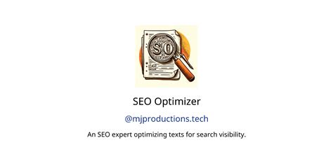 Seo Optimizer Gpts Features And Functions Examples And Prompts Gpt Store