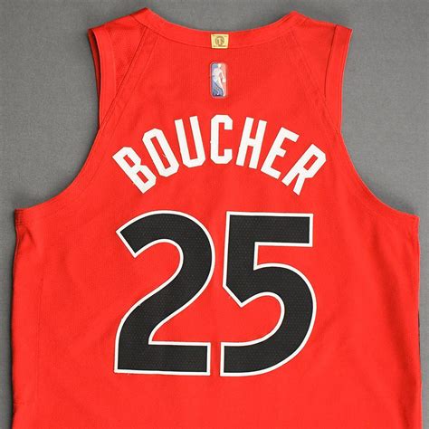 Chris Boucher Toronto Raptors Game Worn Icon Edition Jersey Worn