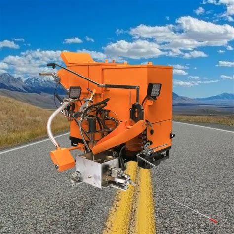 Self Propelled Two Component Road Line Marking Machine Road Machine