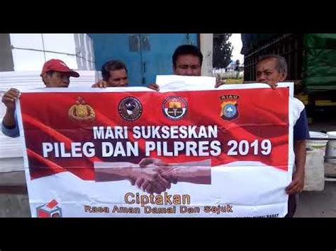 Deklarasi Pileg Dan Pilpres Aman Damai Oleh Masyarakat Jl Soekarno