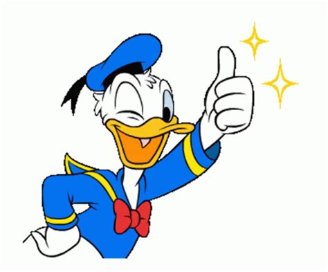 Donald Duck Wink GIF - Donald Duck Wink Thumbs Up - Discover & Share GIFs