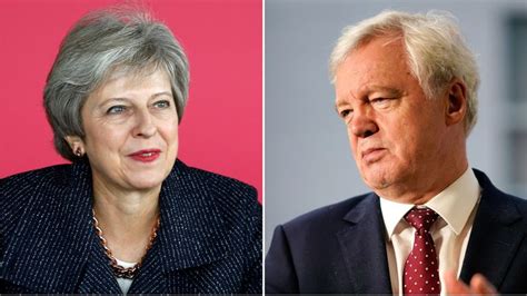 David Davis Urges Cabinet Mutiny To Kill Theresa Mays Brexit Plan