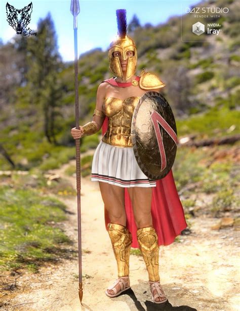 Spartan Armor for Genesis 3 and 8 Female(s) – Render-State