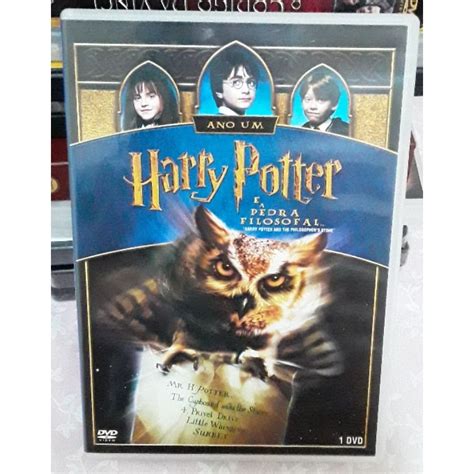 DVD Harry Potter E A Pedra Filosofal Original Dublado E Legendado