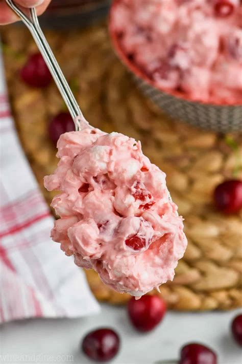 Cherry Cheesecake Fluff Recipe Wine Glue