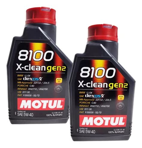 Kit Litros Oleo Carro Motul W X Clean Gen Bmw