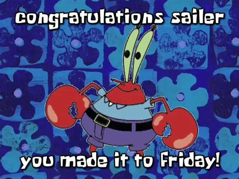 Mr Krabs Congratulations Sailer Meme By Delightfuldiamond7 On Deviantart