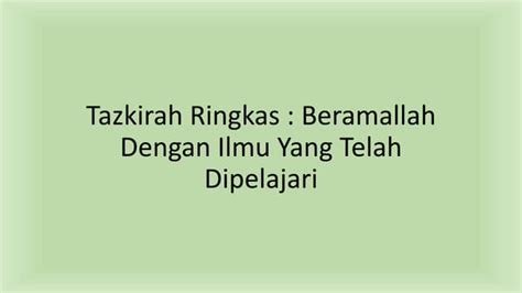 tazkirah ringkaspptx