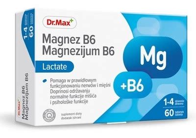 Dr Max Magnez Vit B Mg Mg Tabletek