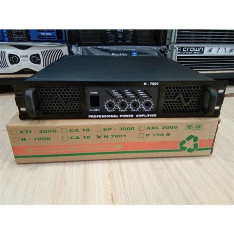 Jual Box Power Amplifier N7001 Ukuran 2U Power Balap Shopee Indonesia