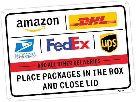 Amazon Package Delivery Sign For Outside Porch Delivery